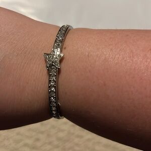 Silver Stretch Link Bracelet